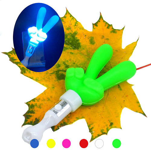 Светящияся 1906-6 палка рука знак победы в и/у 20,5х4х7см