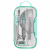 картинка Готовальня BRAUBERG SCHOOL KIT, 11 предметов, циркуль 115 мм, циркуль 125 мм, чертежные принадлежности, мятный цвет, 210706 от магазина МОЛТИ