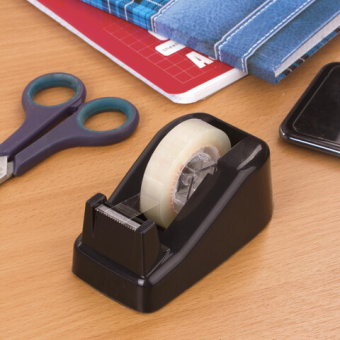 картинка Диспенсер для клейкой ленты BRAUBERG настольный, утяжеленный, средний, 440014 от магазина МОЛТИ