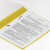 картинка Скоросшиватель пластиковый STAFF, А4, 100/120 мкм, желтый, 225731 от магазина МОЛТИ