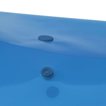 картинка Папка-конверт с кнопкой BRAUBERG, А4, до 100 листов, прозрачная, синяя, 0,15 мм, 221637 от магазина МОЛТИ