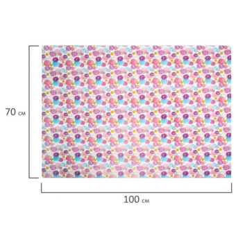 картинка Бумага упаковочная подарочная мелованная "For Women", 70x100 см, 10 дизайнов ассорти, ЗОЛОТАЯ СКАЗКА, 591915 от магазина МОЛТИ
