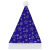 картинка Колпак новогодний 40х28 см, синий с белым узором, ЗОЛОТАЯ СКАЗКА, 592007 от магазина МОЛТИ