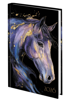 картинка Ежедневник датированный 2026 145х215 мм, А5, STAFF, ламинированная обложка, "Символ года", 117317 от магазина МОЛТИ