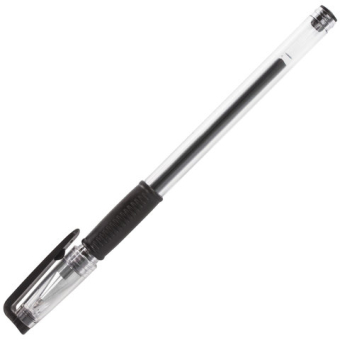 картинка Ручки гелевые "ДЛЯ ЕГЭ" с грипом, ЧЕРНЫЕ, НАБОР 2 штуки, BRAUBERG, узел 0,7 мм, линия письма 0,4 мм, блистер, 142708 от магазина МОЛТИ