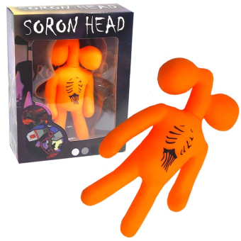 картинка Антистресс АК4-10-ST-835 Фигурка тянучка Soron Head  (размер фигурки16х8х3 см) от магазина МОЛТИ