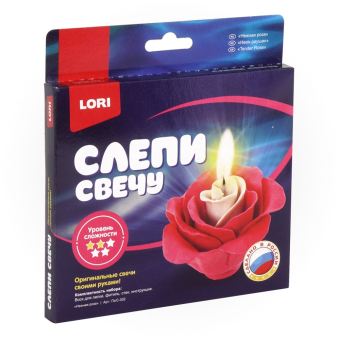 картинка Пз/С-002 Слепи свечу "Нежная роза" от магазина МОЛТИ