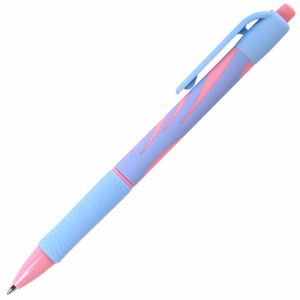 картинка Ручка шариковая автоматическая BRAUBERG ULTRA-RT PASTEL, СИНЯЯ, 0,7 мм, линия 0,35 мм, 143933 от магазина МОЛТИ