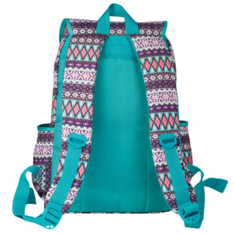 картинка Рюкзак BRAUBERG TRACE универсальный, с клапаном, узоры, "Rhombus", 34х25,5х12,5 см, 226358 от магазина МОЛТИ