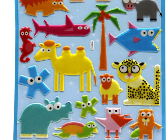 картинка Наклейка декоративно-интерьерная объемная мягкая Vv от магазина МОЛТИ