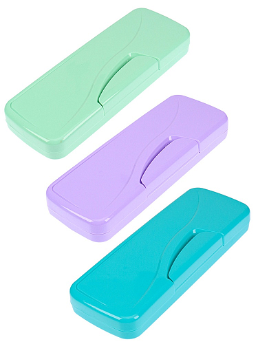 Пенал ЦВЕТА ПРОВАНСА АССОРТИ  непрозрачный (ПН-0490), пластик