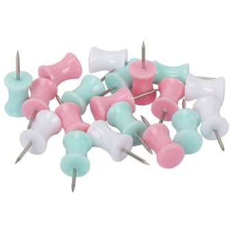 картинка Силовые кнопки-гвоздики BRAUBERG PASTEL, пастельные цвета, 30 штук, 12 мм, 272756 от магазина МОЛТИ