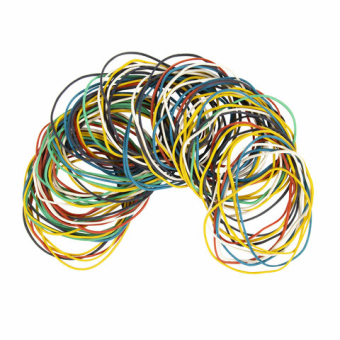 картинка Резинки банковские универсальные диаметром 60 мм, BRAUBERG 50 г, цветные, натуральный каучук, 440035 от магазина МОЛТИ