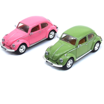 картинка Модель машинки 1937-7/700-10 (8)  Фольксваген Жук (звук+свет+двери) 5,5х18х8см от магазина МОЛТИ