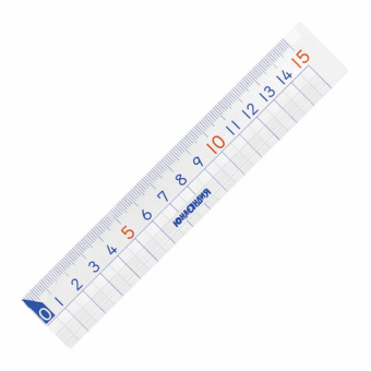 картинка Линейка пластик 15 см ЮНЛАНДИЯ "ШКОЛЬНАЯ", прозрачная, европодвес, 210734 от магазина МОЛТИ