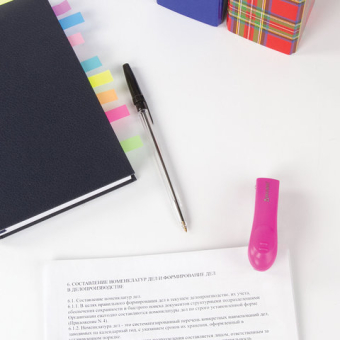 картинка Степлер №10 BRAUBERG "Original", до 12 листов, с антистеплером, розовый, 227767 от магазина МОЛТИ