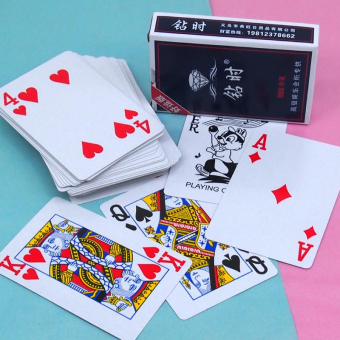 картинка Карты игральные 888 (10) 54 карты ламинированный картон 8,5х0,2(1,5)х5,5см от магазина МОЛТИ