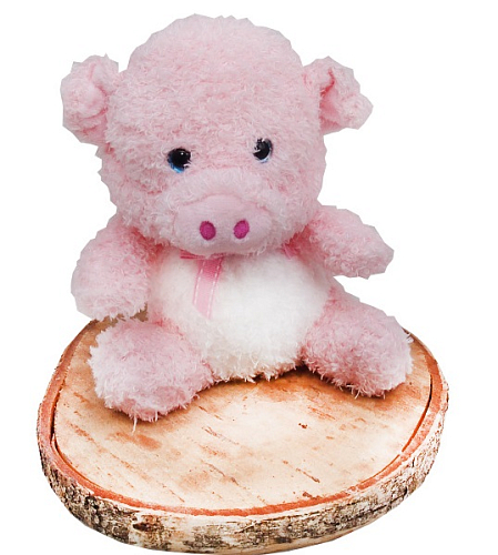Мягкая игрушка Свинка милая СМ-15 15х10х13