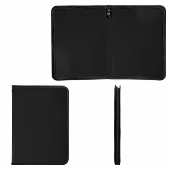 картинка Папка для документов и тетрадей на молнии пластиковая BRAUBERG А4, 320х230 мм, черная, 271714 от магазина МОЛТИ