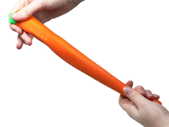 картинка Антистресс ECO-13/ECO-28  морковка-тянучка 16см. от магазина МОЛТИ