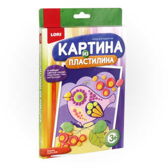 картинка Пз/Пл-008 Картина из пластилина "Птичка" от магазина МОЛТИ