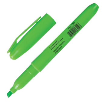 картинка Текстовыделитель STAFF "Manager" HL-238, ЗЕЛЕНЫЙ, линия 1-3 мм, 151239 от магазина МОЛТИ