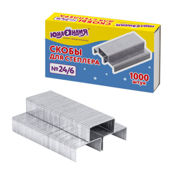 картинка Степлер №24/6, 26/6 МИНИ ЮНЛАНДИЯ "Дельфин", до 20 листов + скобы 24/6 1000 шт., ассорти, блистер, 228597 от магазина МОЛТИ