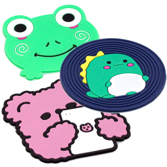 картинка Подставки детские под стаканы и кружки селиконовые микс 9х0,2х9см от магазина МОЛТИ