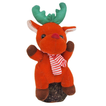 картинка Мягкая игрушка 1332-О Олень коричневый малый 15х6х7,5см. от магазина МОЛТИ