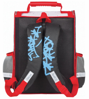 картинка Ранец для начальной школы ПИФАГОР, мальчик, Футбольный мяч, 36х28х15 см, 227933 от магазина МОЛТИ