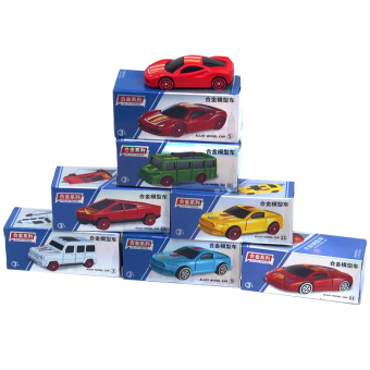 картинка Машинка 678-10 (ПЛ24) металлическая модель (1,5х2,2х5) в коробке 3х2,5х7см   от магазина МОЛТИ