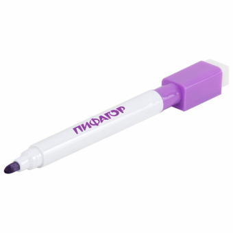 картинка Маркеры стираемые 2 мм для белой доски и планера со стирателем НАБОР 8 ЦВЕТОВ, ПИФАГОР, 152566 от магазина МОЛТИ