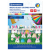картинка Цветная бумага А4 мелованная (глянцевая), ВОЛШЕБНАЯ, 10 листов 10 цветов, на скобе, BRAUBERG, 200х275 мм, "Зайчата", 129926 от магазина МОЛТИ