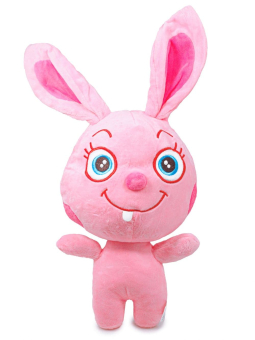 картинка Мягкая игрушка 33-PR Розовый кролик 28см. от магазина МОЛТИ