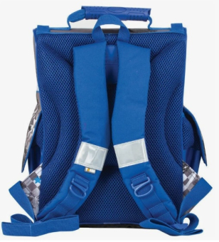 картинка Ранец жесткокаркасный TIGER FAMILY (ТАЙГЕР) для нач.школы, мальч., син,Кеды,34*27*19 см, 13 л,21101G от магазина МОЛТИ