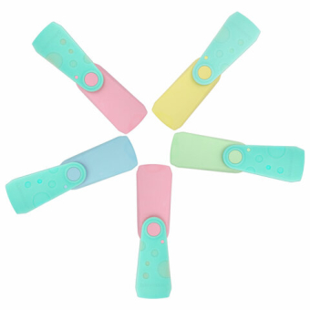картинка Ластик BRAUBERG "ULTRA PASTEL", 57х24х15 мм, пастельные цвета ассорти, бирюзовый пластиковый держатель, 272688 от магазина МОЛТИ