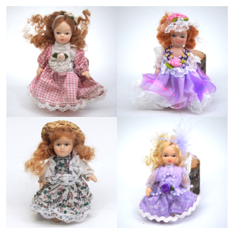 картинка Кукла керамическая 33-22 в стариннах нарядах 10,5х2,5х6 от магазина МОЛТИ