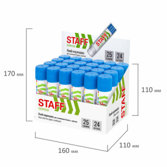 картинка Клей-карандаш STAFF EVERYDAY, 25 г, 228664 от магазина МОЛТИ