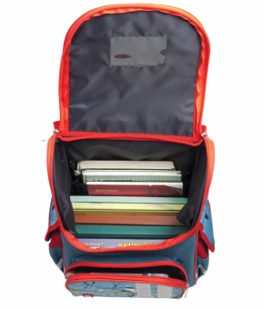 картинка Ранец жесткокаркасный BRAUBERG для начальной школы, мальчик, Коптер, 34х26х16 см, 226914 от магазина МОЛТИ