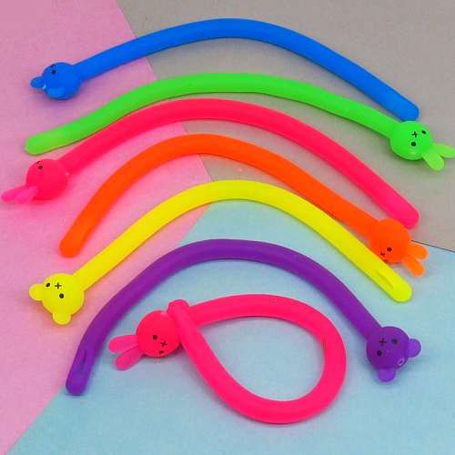 Антистресс браслет 2080-8 (67) Жгутик звери микс 1х19х1см .резина яркий