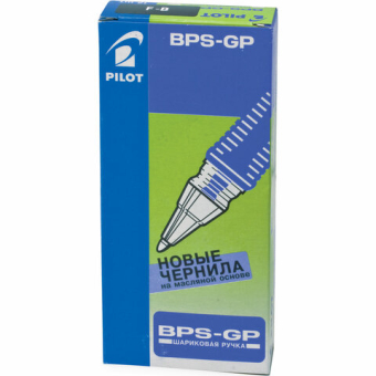 картинка Ручка шариковая масляная с грипом PILOT "BPS-GP", ЧЕРНАЯ, корпус прозрачный, узел 0,7 мм, линия письма 0,21 мм, BPS-GP-F, BРS-GP-F от магазина МОЛТИ