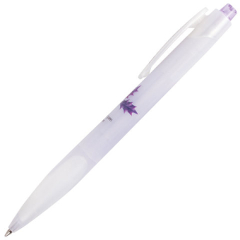 картинка Ручка шариковая автоматическая с грипом BRAUBERG "Herb Time", СИНЯЯ, корпус ассорти, узел 0,7 мм, линия письма 0,35 мм, 141286 от магазина МОЛТИ