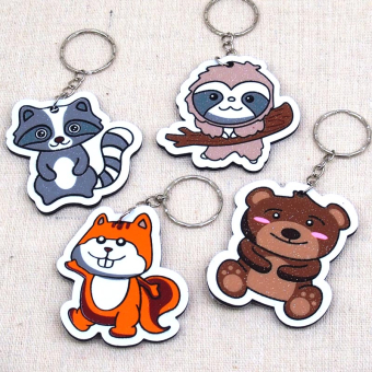 картинка Брелок 8-5 (12)  плоские EVA Животные 6х0,2х4,5см от магазина МОЛТИ