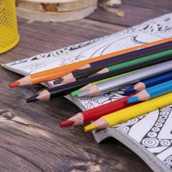 картинка Карандаши цветные акварельные BRAUBERG PREMIUM AQUARELLE, 12 цветов, грифель мягкий 4 мм, 181671 от магазина МОЛТИ