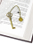 картинка Закладка L4-К ддя книг металлическая с украшением Ключ от магазина МОЛТИ