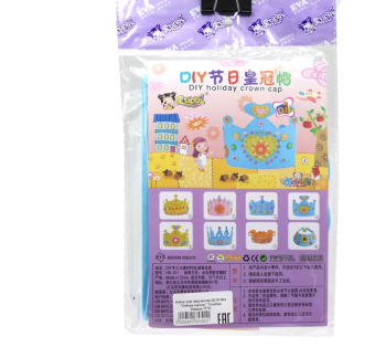 картинка Набор для творчества QC 01 №4 "Собери корону " Голубая Сердце 17*27 от магазина МОЛТИ