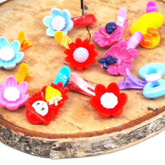 картинка Набор заколок с декором 10 ши 5см 2422-1 от магазина МОЛТИ