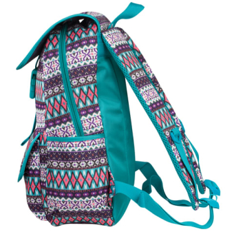 картинка Рюкзак BRAUBERG TRACE универсальный, с клапаном, узоры, "Rhombus", 34х25,5х12,5 см, 226358 от магазина МОЛТИ