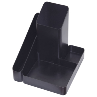 картинка Подставка-органайзер "Имидж", 115х122х111 мм, 4 отделения, черная, ОР31 от магазина МОЛТИ