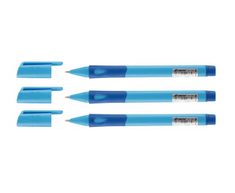 картинка Ручка шарик. CHIFON 0,7 мм. синяя треуг.  для левшей CF-1361 L от магазина МОЛТИ